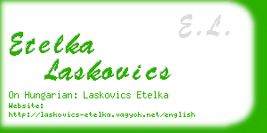 etelka laskovics business card